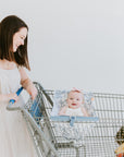Baby Shopping Cart Hammock | Heritage Blue Vintage Floral