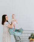 Baby Shopping Cart Cover | Sage Leaves