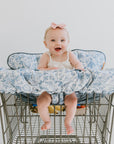 Baby Shopping Cart Cover | Heritage Blue