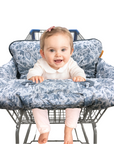 Baby Shopping Cart Cover | Heritage Blue