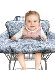 Baby Shopping Cart Cover | Heritage Blue