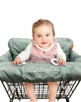 Baby Shopping Cart Cover | Sage Leaves