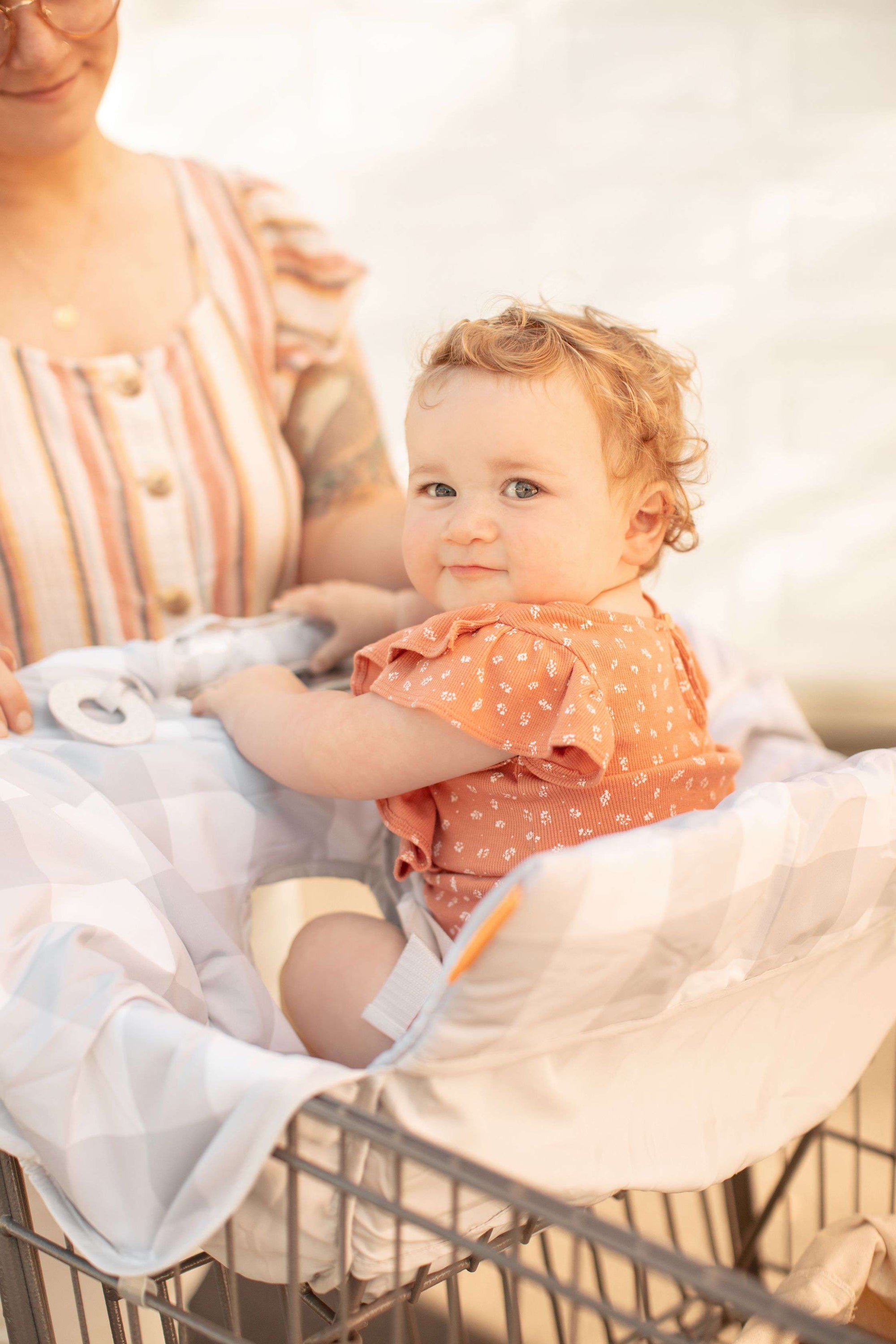 Baby Shopping Cart Cover | Buffalo Check