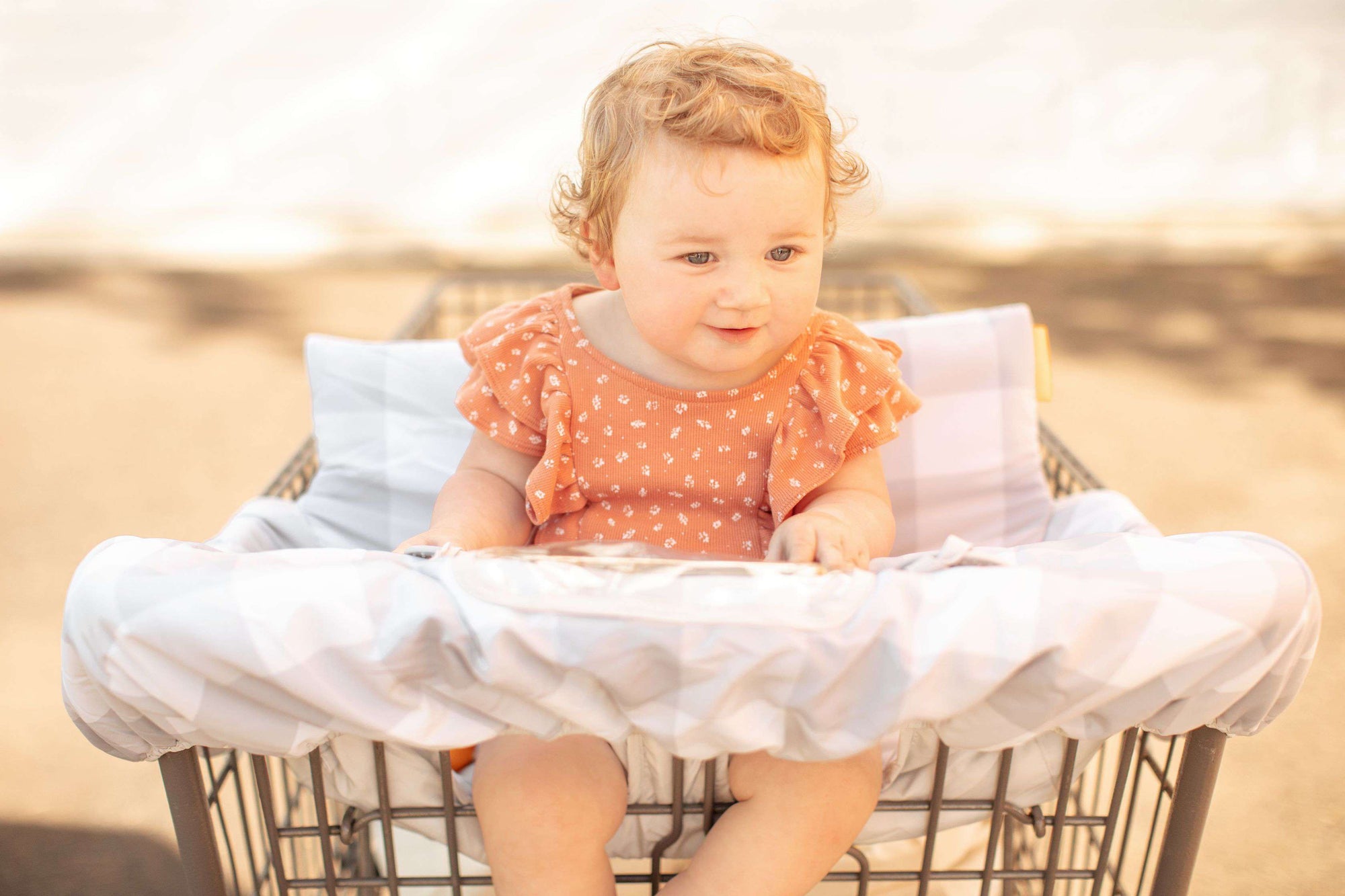 Baby Shopping Cart Cover | Buffalo Check