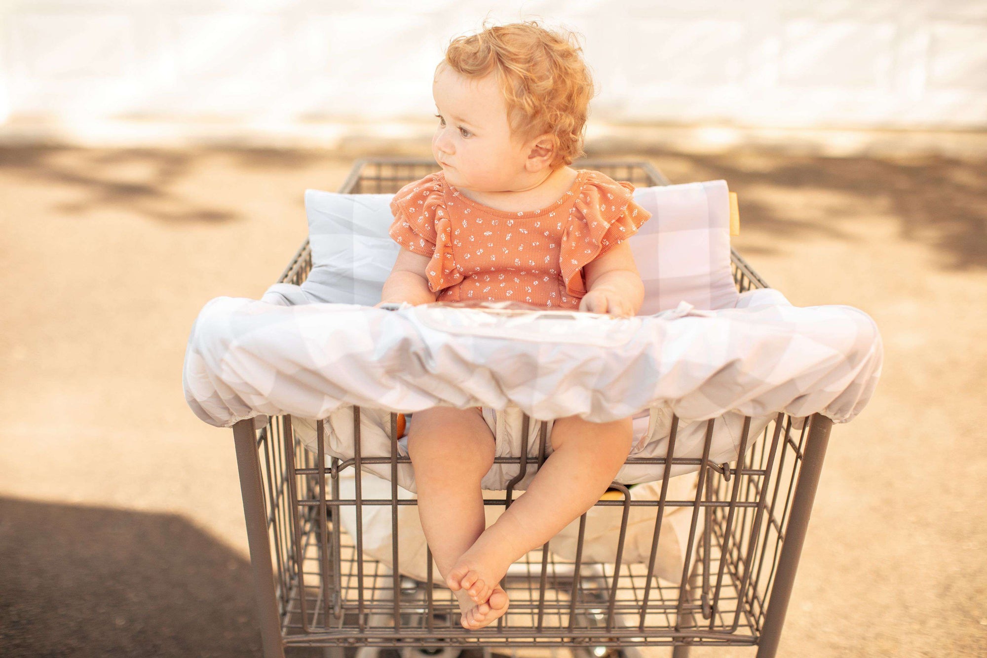Baby Shopping Cart Cover | Buffalo Check