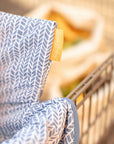 Baby Shopping Cart Cover | Blue Little Arrows Design
