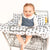 Baby Shopping Cart Cover - Triangles - happy baby