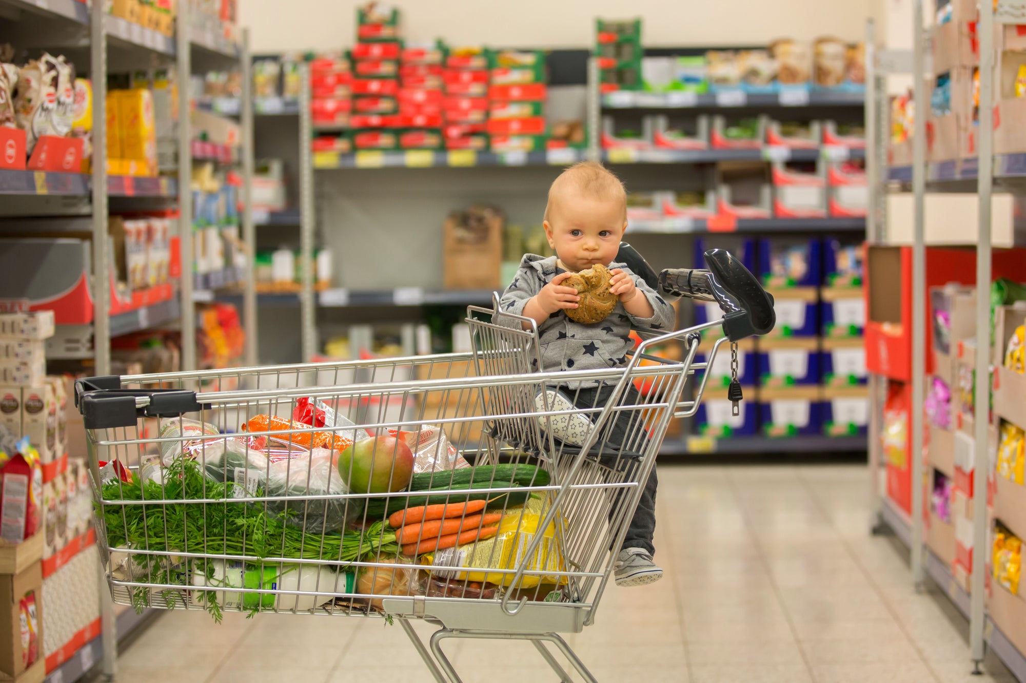 When Can You Put A Baby In A Shopping Cart?