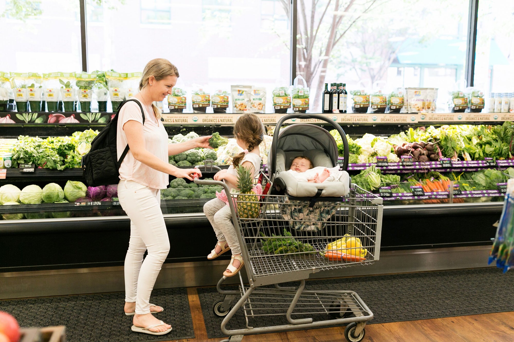 Transitioning from One to Two: Your First Time Grocery Shopping with a Toddler and Newborn