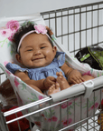 Baby Shopping Cart Hammock | Full Bloom Watercolor Floral Print