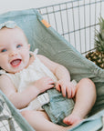 Baby Shopping Cart Hammock | Sage Leaves