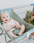 Baby Shopping Cart Hammock | Sage Leaves