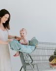 Baby Shopping Cart Cover | Sage Leaves