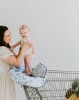 Baby Shopping Cart Cover | Heritage Blue