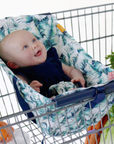 Baby Shopping Cart Hammock | Tropical Days Leaf Print