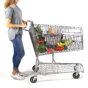 Baby Shopping Cart Hammock - Triangles