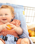 Baby Shopping Cart Hammock | Blue Little Arrow Design