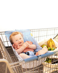Baby Shopping Cart Hammock | Blue Little Arrow Design