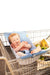 Baby Shopping Cart Hammock - Blue Little Arrow Design