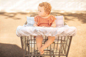 Baby Shopping Cart Cover - Buffalo Check