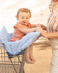 Baby Shopping Cart Cover | Blue Little Arrows Design