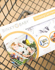 Baby Shopping Cart Hammock | Coming Up Roses Beautiful Floral Print