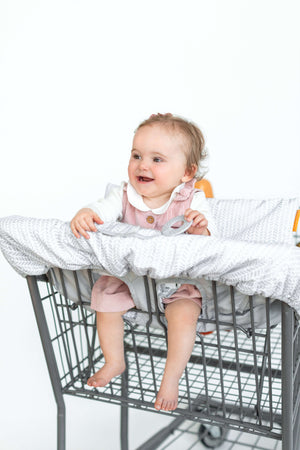 Baby Shopping Cart Cover - Little Arrows Design - happy baby