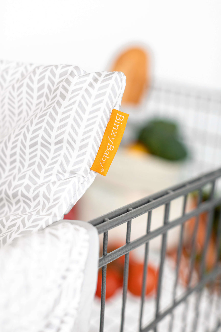 Shopping cart best sale cover with pillow