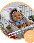 Baby Shopping Cart Hammock | Full Bloom Watercolor Floral Print