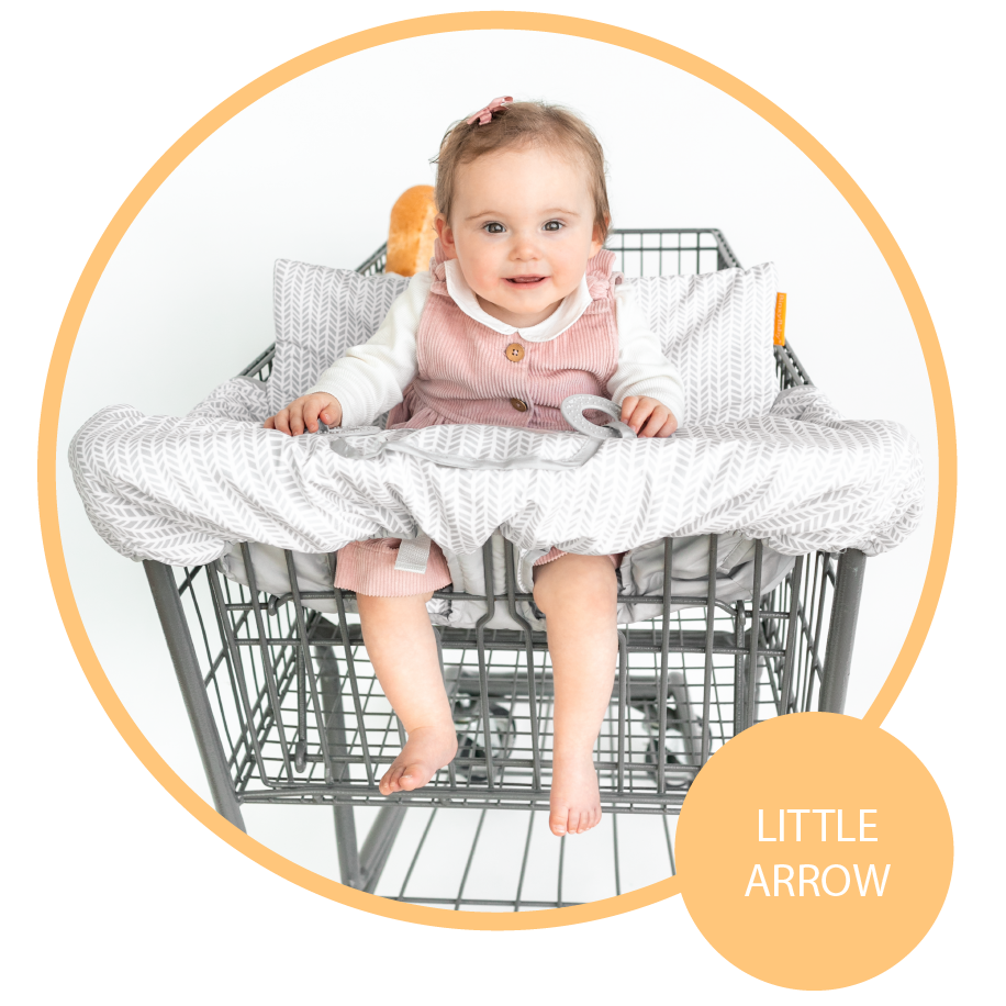 Baby Shopping Cart Cover - Little Arrows Design