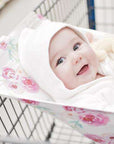 Baby Shopping Cart Hammock | Full Bloom Watercolor Floral Print