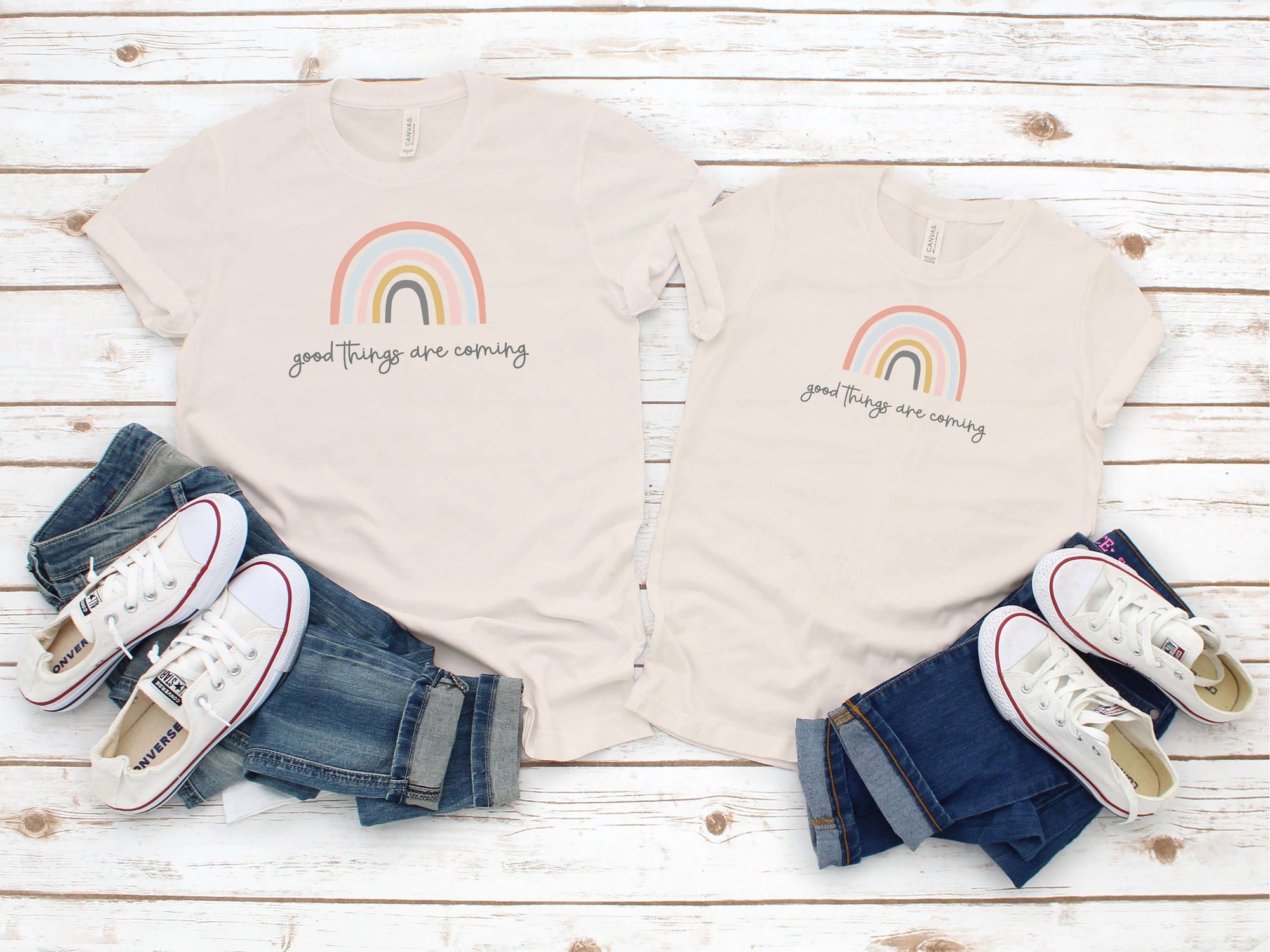 Rainbow Mommy and Me T-Shirt