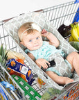Baby Shopping Cart Hammock | Gray/Aqua